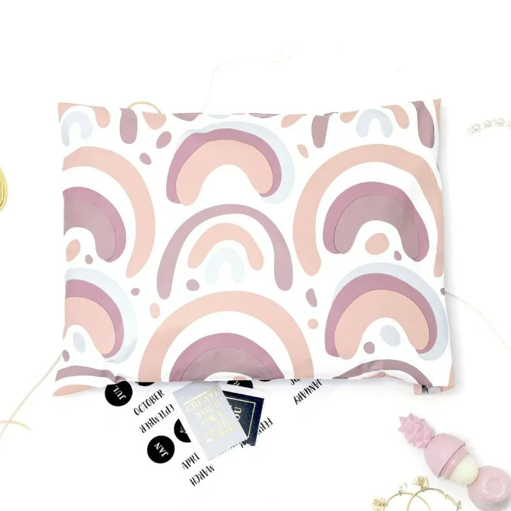 🌈12 pcs- Boho Rainbow Poly Mailers 6